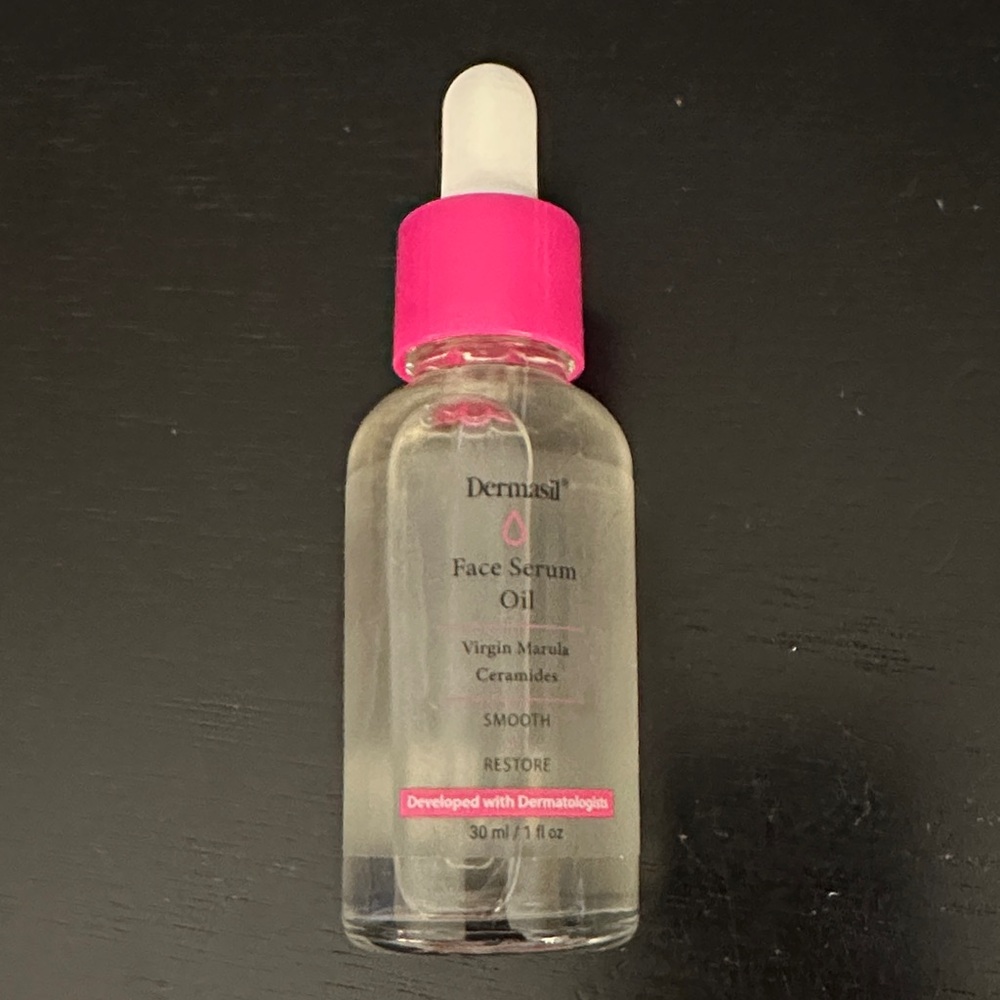 Dermasil Face Serum Oil - Pink Dropper virgin marula ceramide